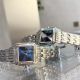 Copy Cartier Panthere De Blue Dial Silver Bezel Stainless Steel Watch (7)_th.jpg